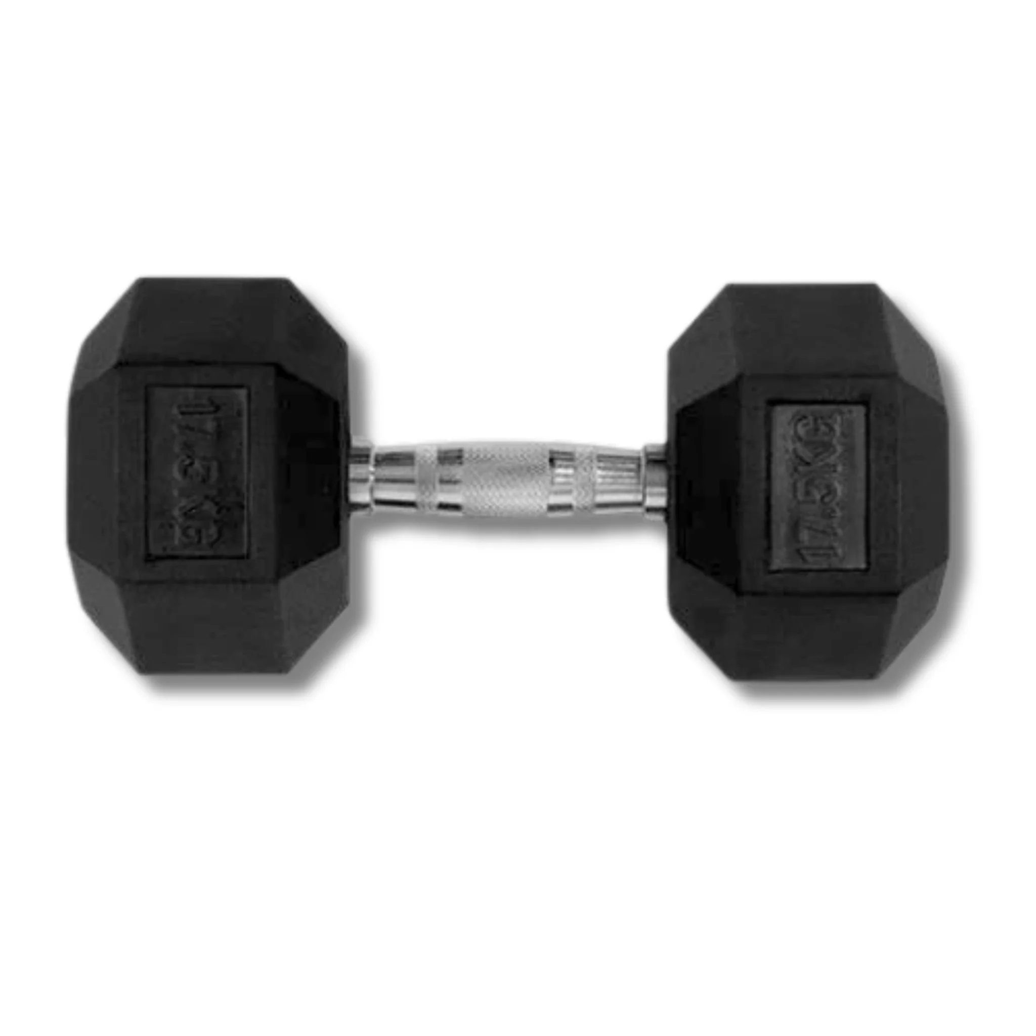 17.5KG HEX DUMBBELL - RUBBER COATED