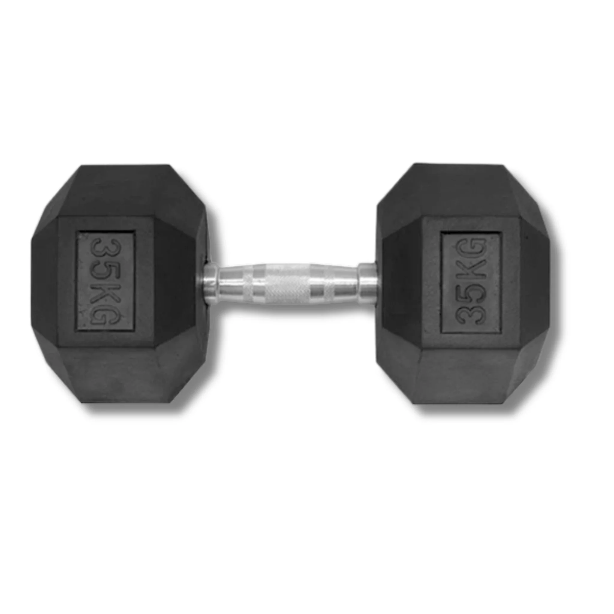 35KG HEX DUMBBELL - RUBBER COATED