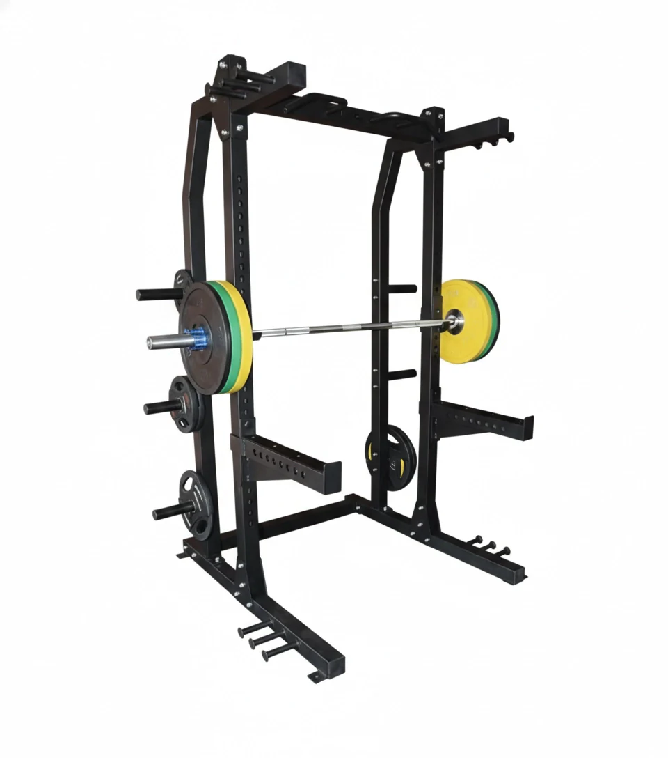 Commercial Squat Rack with Plate Holders (Brisbane Pickup) - Image 7