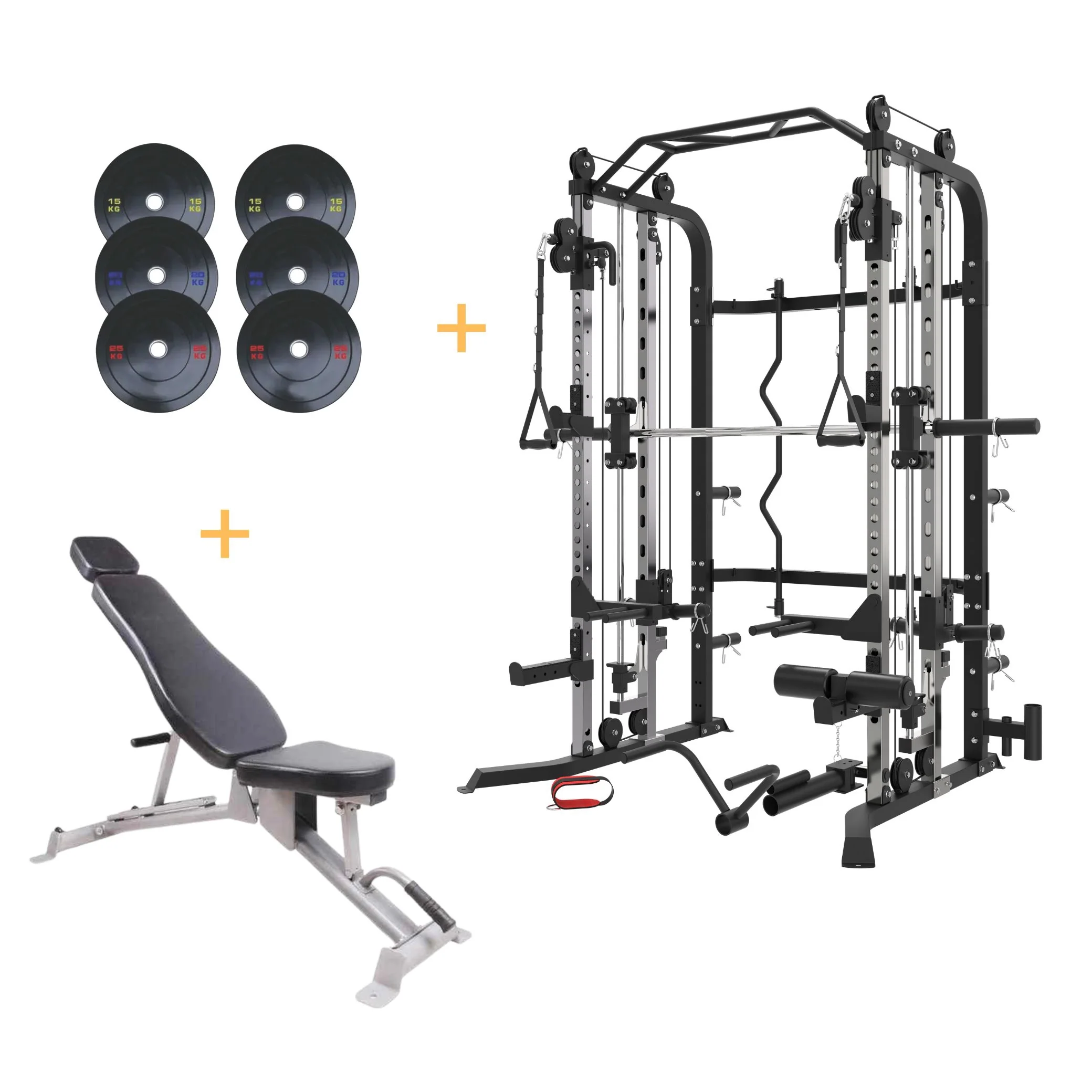 G3S Plate Loaded Functional Trainer – Complete Home and Commercial Gym Bundle